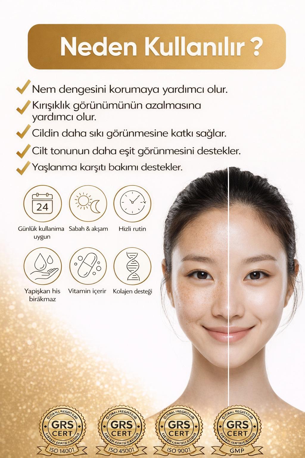 Salyangoz Özlü Onarıcı ve Nemlendirici Yüz Serumu